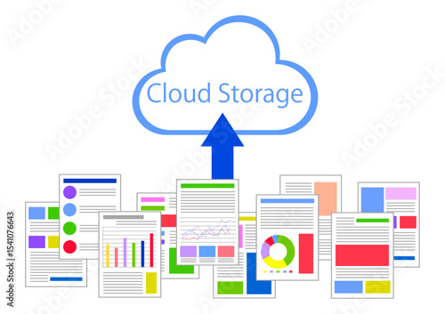 書類のデータをクラウドストレージに保存する