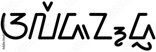 Illustration vector graphic of the name Alejandra, Sundanese script. Great for printing on your personal items