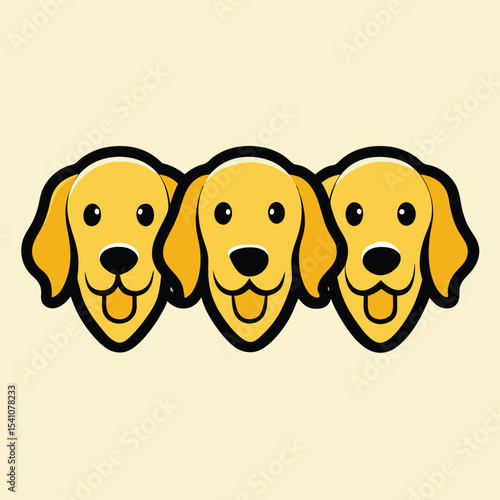 Three Golden Retrievers A Delightful Trio of Canine Companions