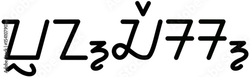 Illustration vector graphic of the name Frances, Sundanese script. Great for printing on your personal items
