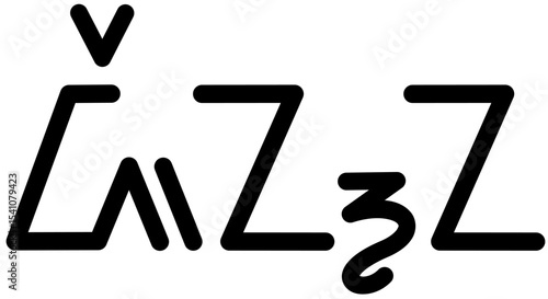 Illustration vector graphic of the name Jenna, Sundanese script. Great for printing on your personal items