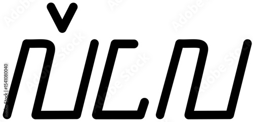 Illustration vector graphic of the name Leila, Sundanese script. Great for printing on your personal items