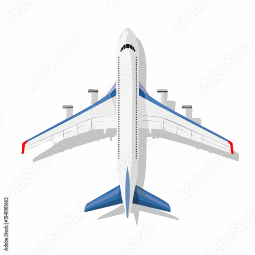 旅客機背景透過シンプルベクター素材