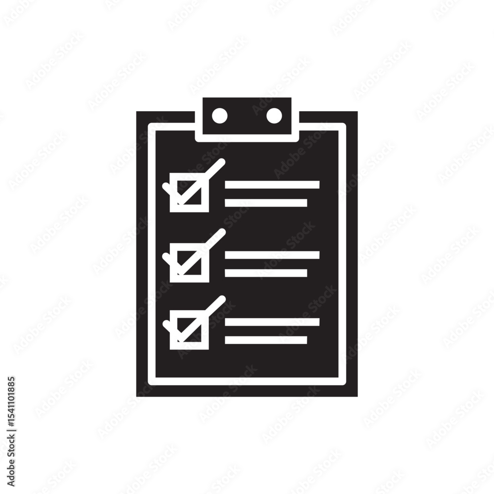 clipboard with checklist clipboard with checklist