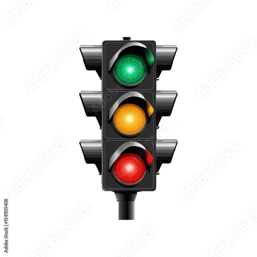 Traffic Lights Realistic vector