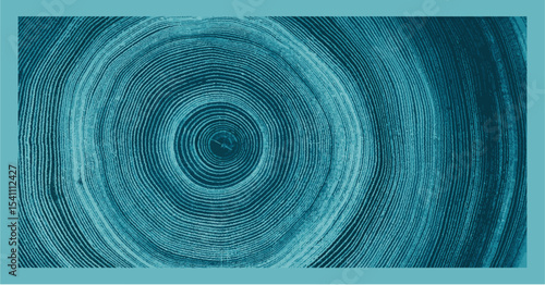 Detailed close-up of a tree ring cross-section, highlighting the intricate growth patterns and the passage of time. Perfect for themes of nature, sustainability, environment.