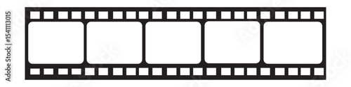 film strip icon vector set, vector illustration