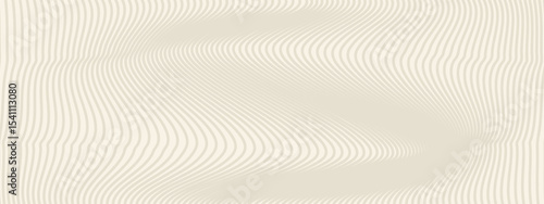 Kraft paper texture seamless pattern. Off-white vector striped cardboard background. Light beige milky color grainy textured bg. Vintage style backdrop. Horizontal handmade banner. modern art vector