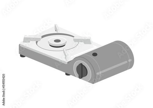 カセットコンロのイラスト