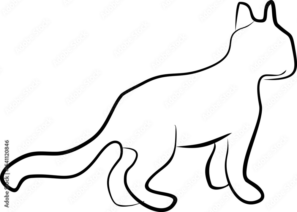 Cat Line Art Cat Line Art