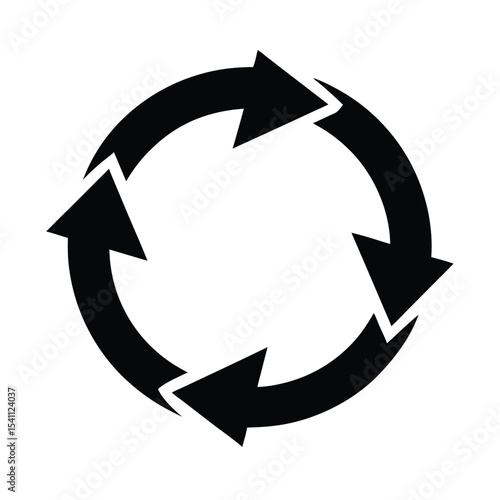 Refresh Loop Icon Vector Illustration