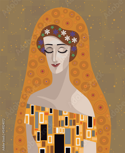 beautiful woman in yellow dress and veil