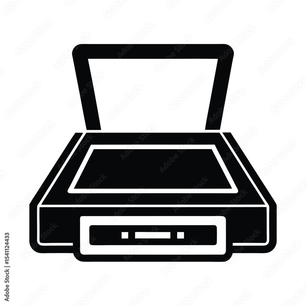Scanner Device Icon Vector Illustration Scanner Device Icon Vector Illustration