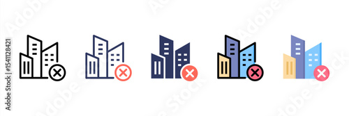 Remove Multi Style Icon Set