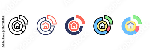 Market Multi Style Icon Set