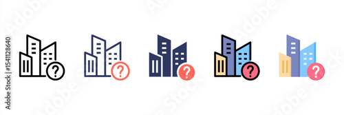 Ask Multi Style Icon Set