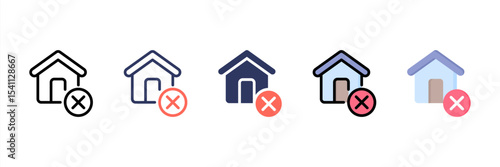 Remove Multi Style Icon Set