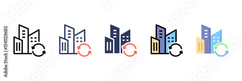 Recovery Multi Style Icon Set