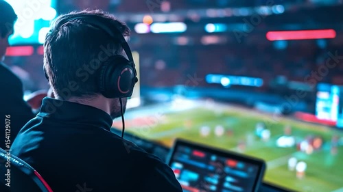 Stadium Commentator Broadcasting Game