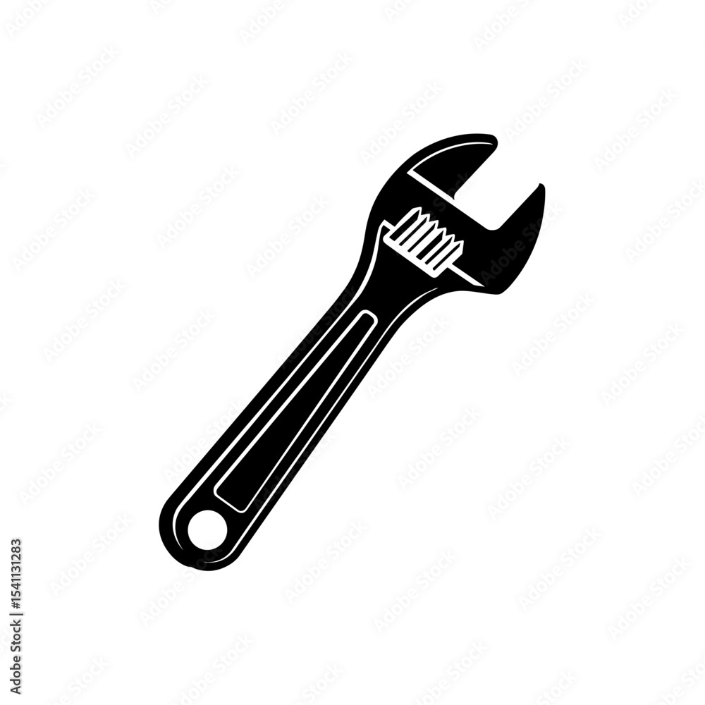 Mechanic tools silhouette vector Mechanic tools silhouette vector