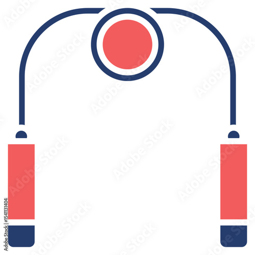 Skipping Rope solid color icon