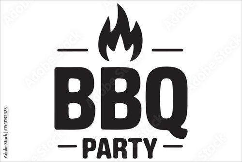  BBQ Grill and Food Silhouette Set – Summer Barbecue Vector Icons.