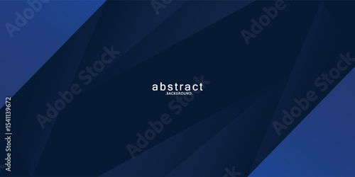 Modern dark blue paper background with dark 3d layered line triangle texture in elegant website or textured paper design.vector eps10