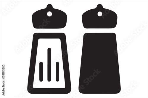 BBQ Grill and Food Silhouette Set – Summer Barbecue Vector Icons.