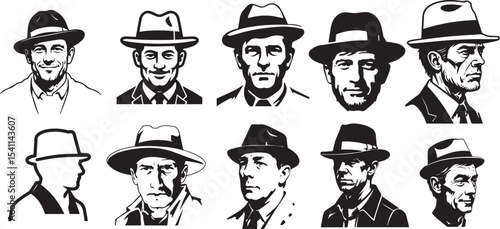 Man with Hat Silhouette Collection Vector Illustration

Man with Hat Silhouette Collection Vector Illustration