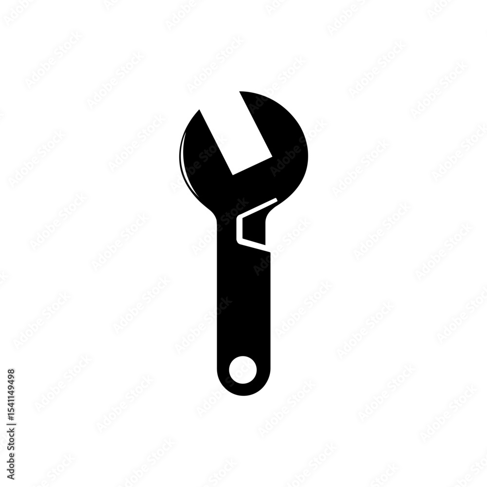 Mechanic tools silhouette vector Mechanic tools silhouette vector