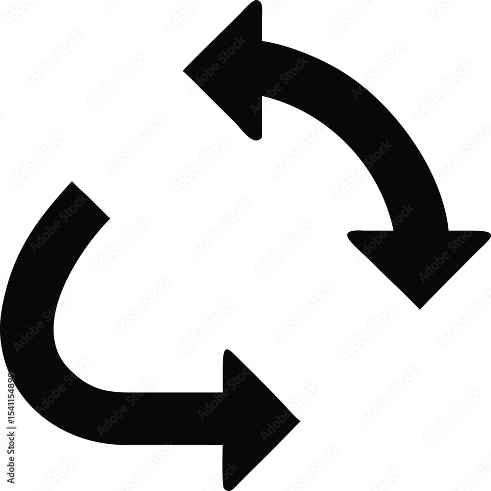 Circular Arrows Icon Refresh, Repeat, Recycle Symbol Circular Arrows Icon Refresh, Repeat, Recycle Symbol