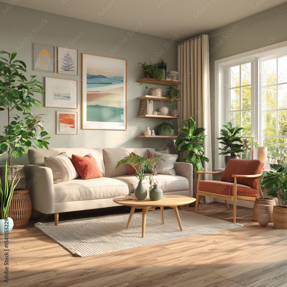 Fototapeta premium modern living room