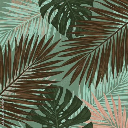 seamless background with flowers By Generated AI