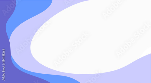 abstract blue and white fluid pattern background with copy space