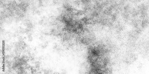 Grunge black smog texture art design, white marble texture,  panorama banner long isolated on white background, abstract retro grunge black and white scratched texture background, 