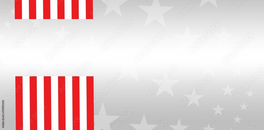 Naklejka premium Digital composite of American flag