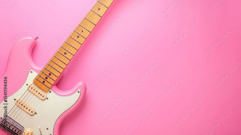 Obraz premium Minimalist Guitar Composition
