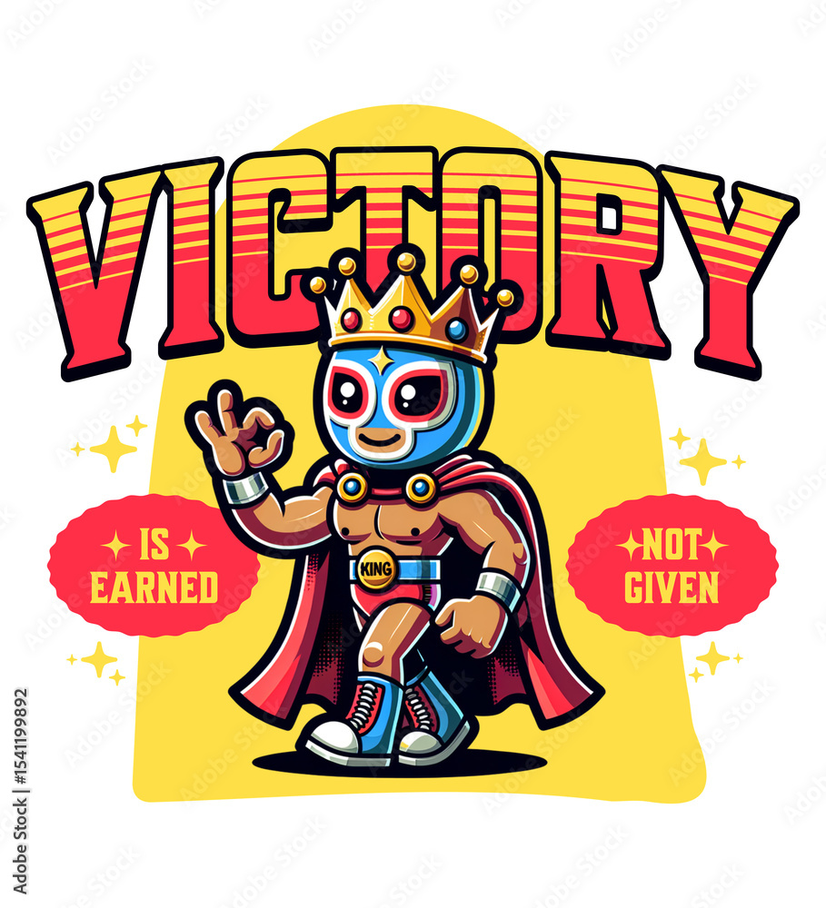 Obraz premium Victory Is Earned Not Given