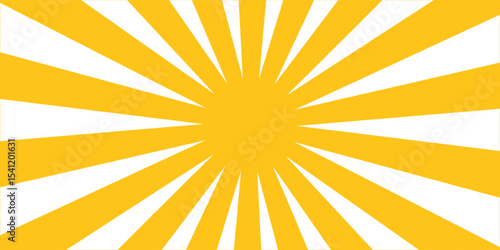 Background illustration of a yellow image that spreads radially