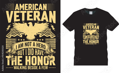 Memorial proud usa veteran day t-shirt designs american veteran i am not a hero but i did have the honor walking beside a few