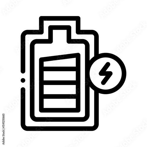 battery indicator line icon