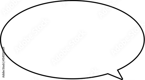 シンプルな吹き出し