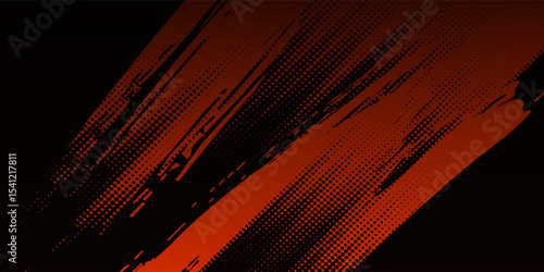 Red and Black Grunge Texture Background