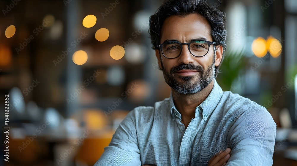 Obraz premium Thoughtful professional businessman planning business strategy