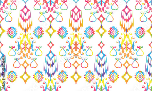 Ethnic pattern for background,fabric,wrapping,clothing,wallpaper,Batik,carpet,embroidery style.