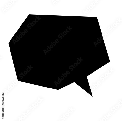 Wallpaper Mural シンプルな吹き出しモノクロアイコン Torontodigital.ca