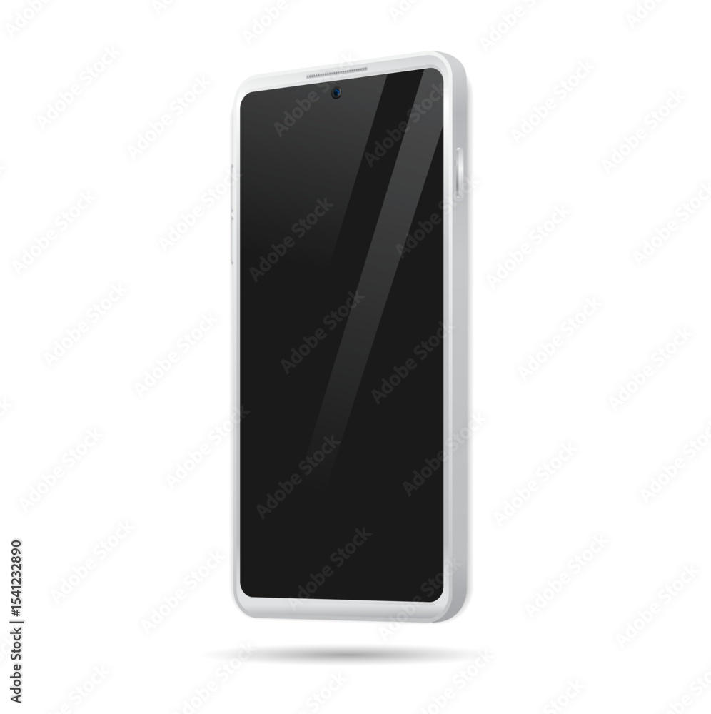Naklejka premium Smartphone Vector Design Mockup Illustration