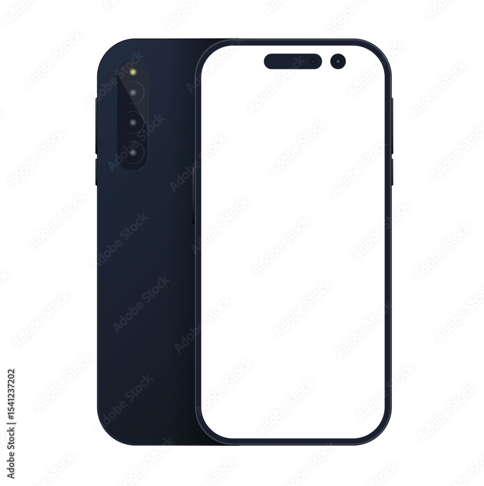 Smartphone Vector Design Mockup Illustration Smartphone Vector Design Mockup Illustration