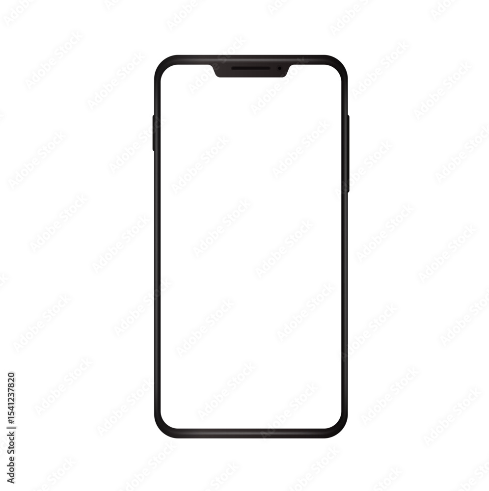 Smartphone Vector Design Mockup Illustration Smartphone Vector Design Mockup Illustration