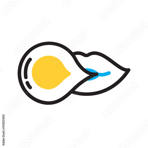 Vector multi color icon for Bubblegum